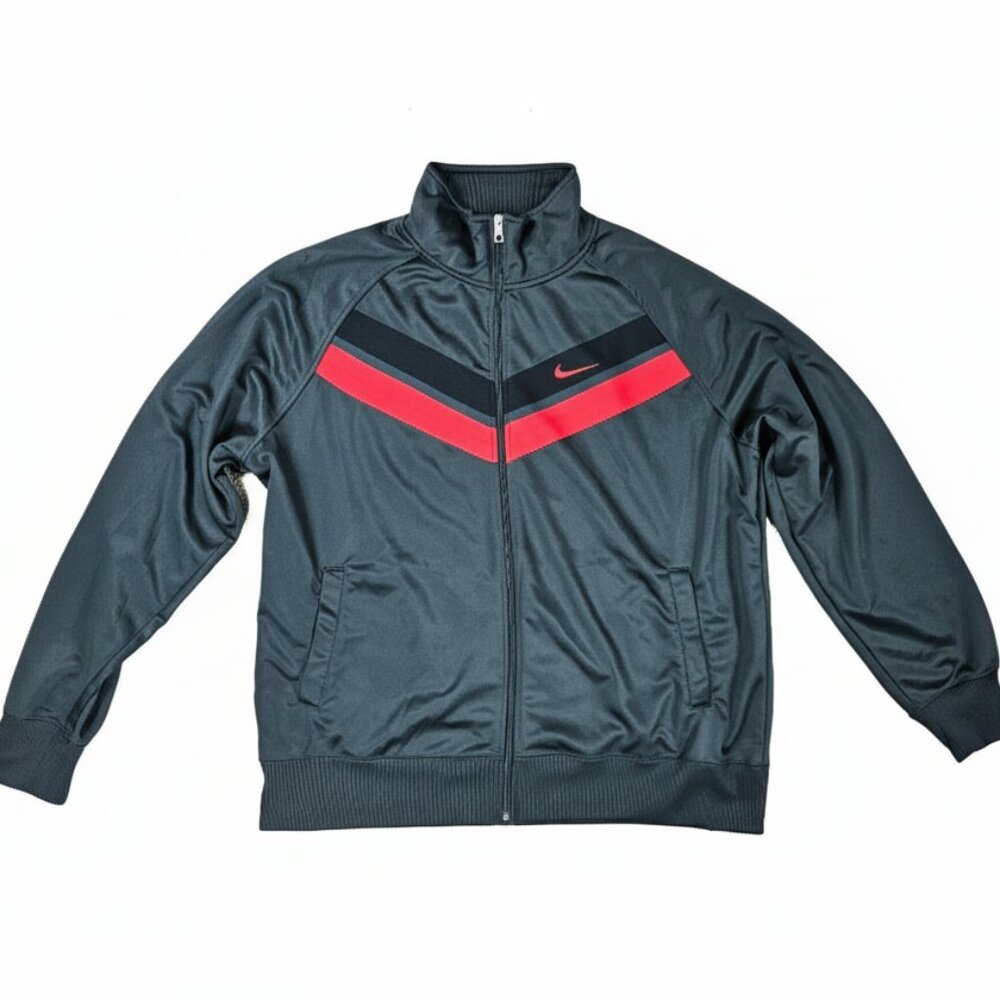 Nike The Athletic Dept. Men's Dark Gray Long Sleeve Zip-Up Track Jacket Size XXL
